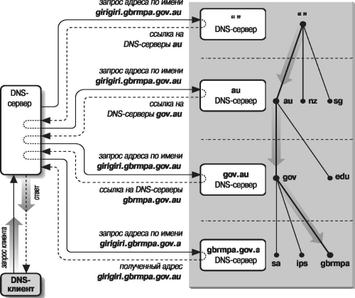 Разрешение имени girigiri.gbrmpa.gov.au в сети Интернет